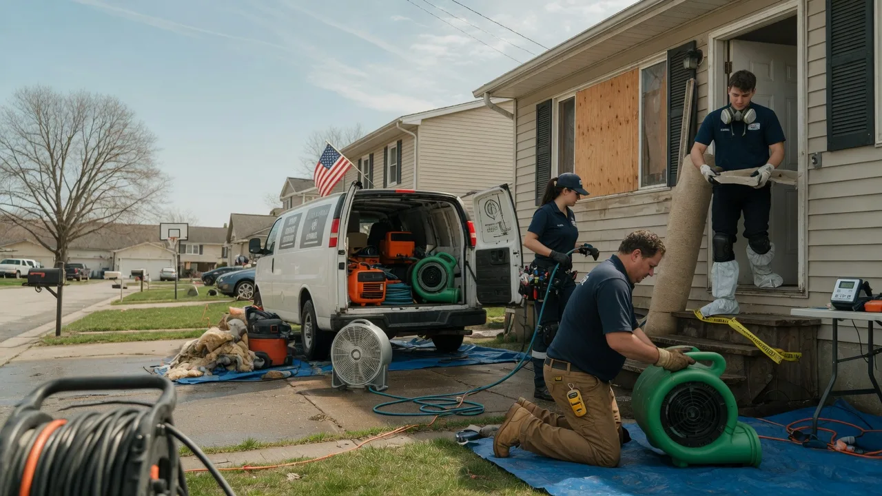 Water Damage Restoration in Derby, KS near me